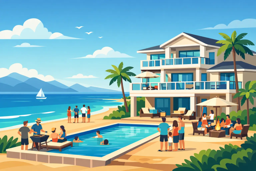 Oceanfront Rental for Large Groups