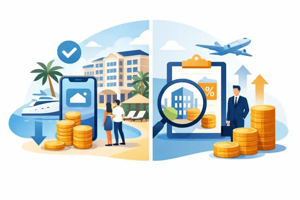 Is Direct Booking Cheaper for Luxury Groups?